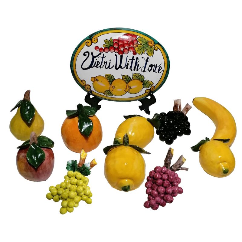 Fruit Relief in fine Ceramics