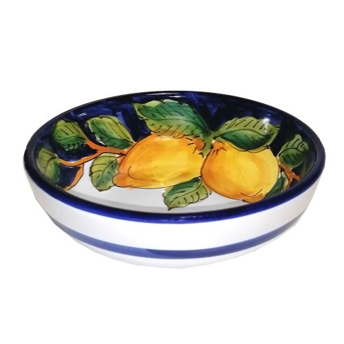 Smooth bowl, soup plate, shallow bowl - Flowers & Lemons... 2