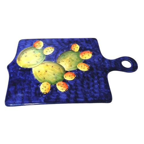 Tagliere Fichi D'India. Ceramica di vietri. 2
