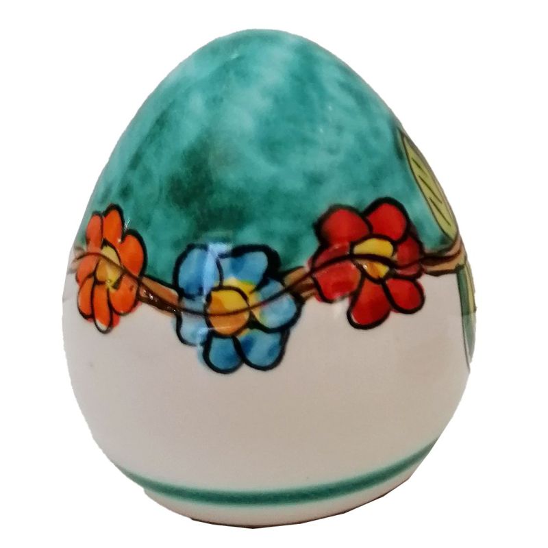 Easter Egg Flowers and Lemons Line. handpainted...