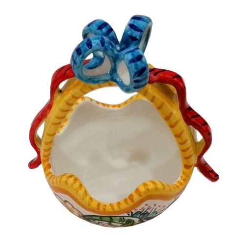 Easter Sweety Basket. handpainted Vietri ceramic.