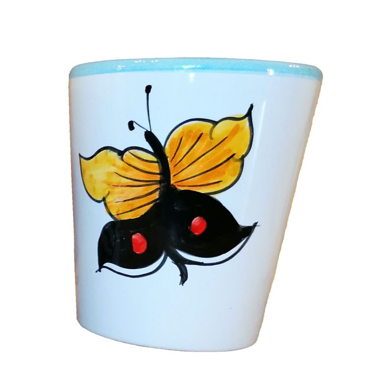 Verre. Ligne Papillons. Céramique de Vietri....