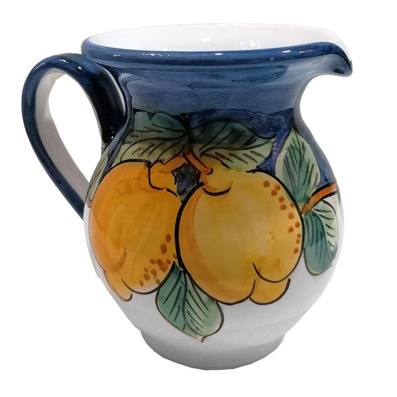 Brocca Panciuta. Linea Limoni. Ceramica di...