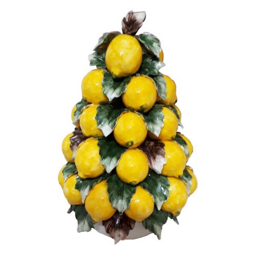 Árbol de Limones. Cerámica de Vietri. Pintado a Mano.
