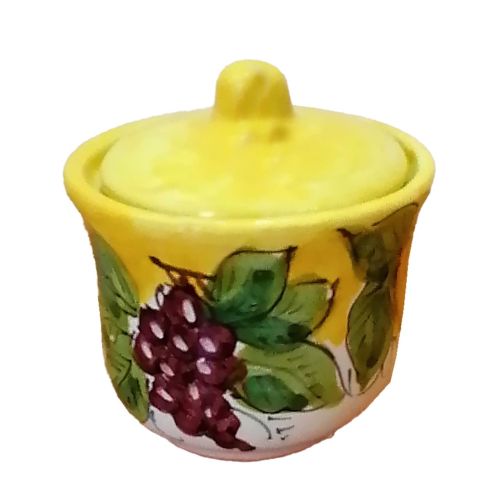Zuccheriera linea Fruttina. Ceramica di Vietri dipinta a... 2