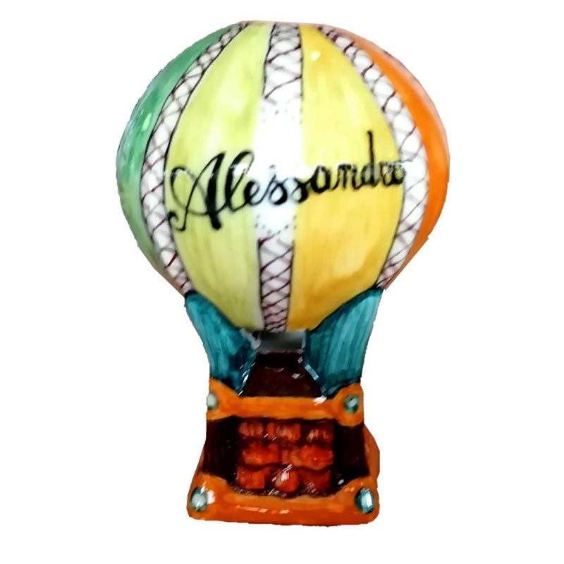 Bomboniera air balloon perfumer. handpainted...