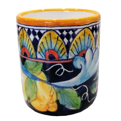Tasse MUG Ligne Géométrique. Céramique de Vietri. Peinte à la main.