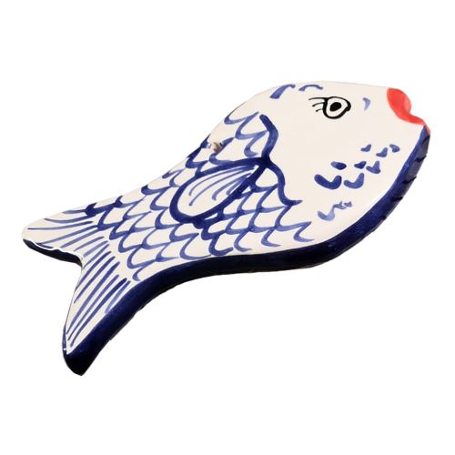 Fish wall mount handpainted Vietri ceramic