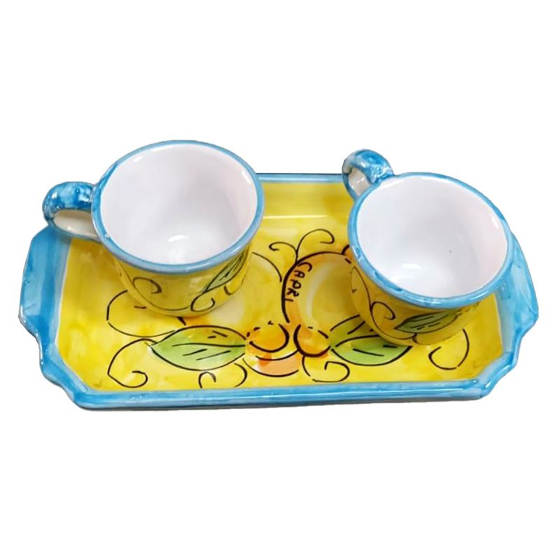 Kaffee-Tassen- und Tablett-Set „Tet-a-Tet“...