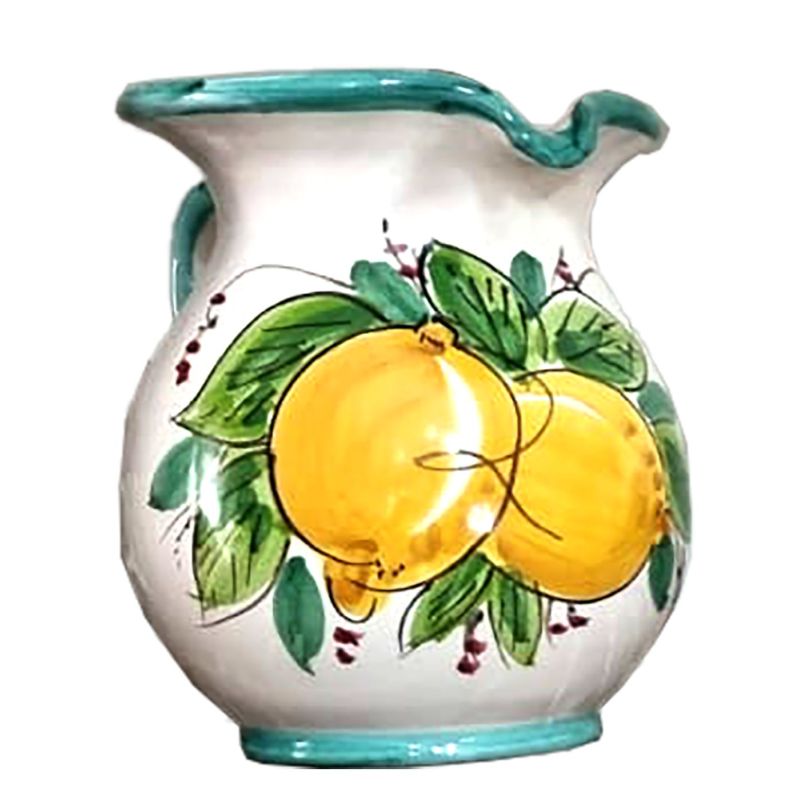 Carafe Bombée. Ligne Citrons. Céramique de...