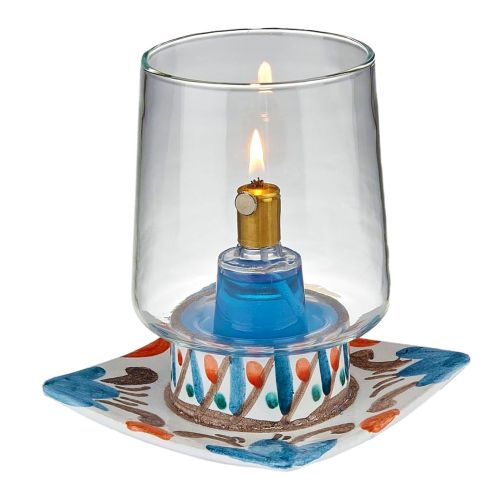 Bedside or Desk Lamp with ceramic body. Customizable Vietri Ceramics