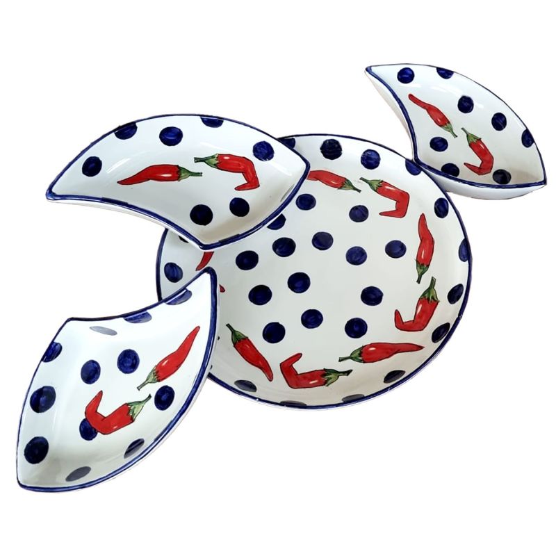 Appetizer set. Cold dinner. 4 pcs. Garden line....