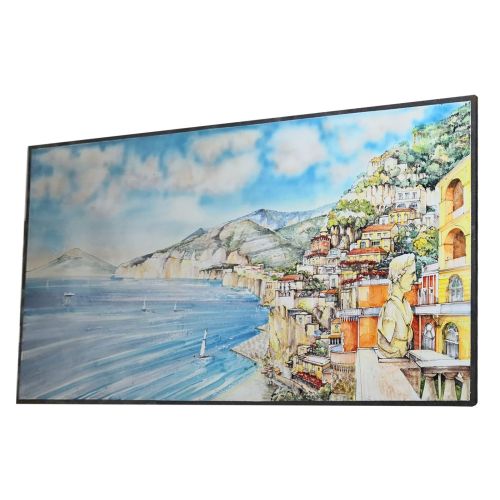 Wall Panel in ceramica vietrese dipinta a mano.