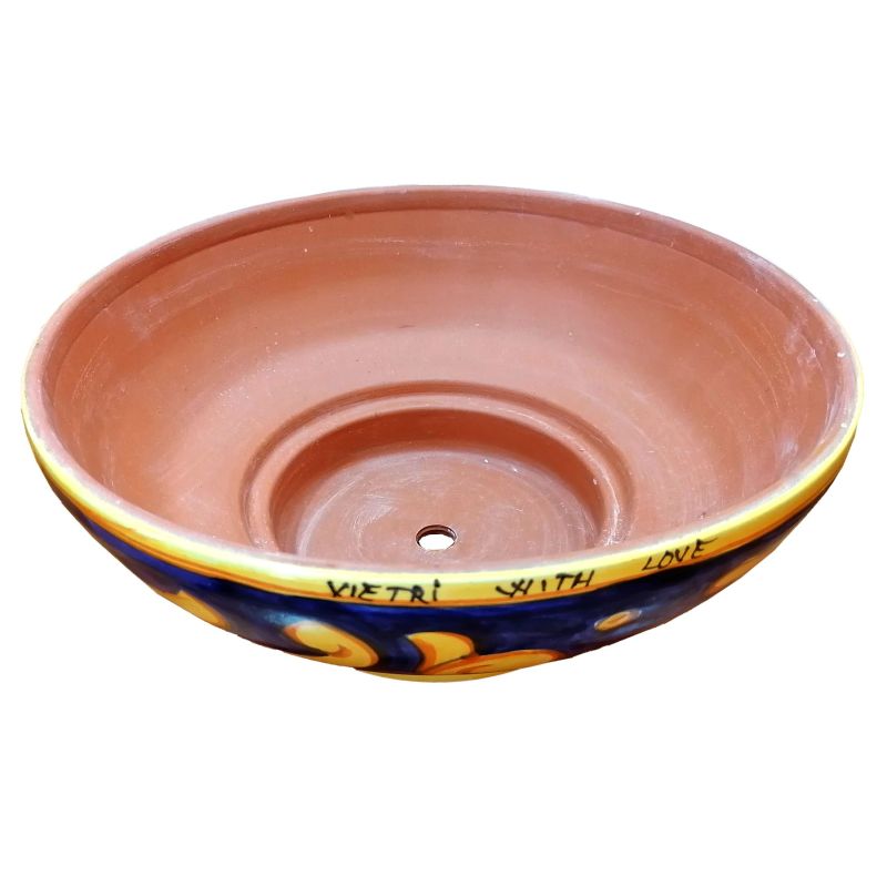 Vase bowl for plants Lemons. handpainted Vietri...