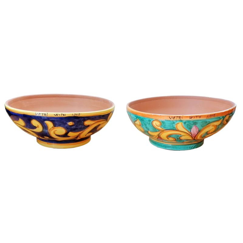 Bowl jarrón Baroque Line Ceramic de Vietri...