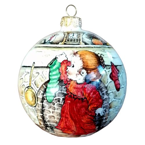 Bola de Navidad. Adorno navideño. Cerámica de Vietri....