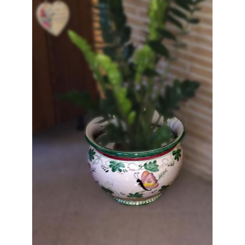 Cachepot Portapianta. Linea Farfalle. Ceramica...