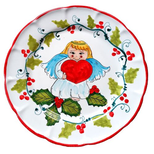 Plate. Christmas Line. Cake/Panettone Serving Plate....