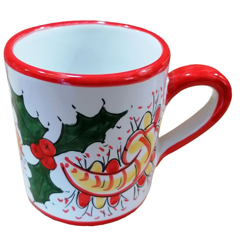 MUG-Tasse Weihnachtslinie. Vietri-Keramik....