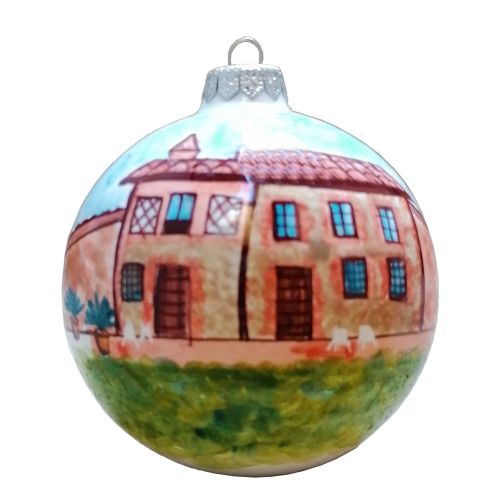 Weihnachtskugel. Weihnachtsschmuck. Vietri-Keramik....