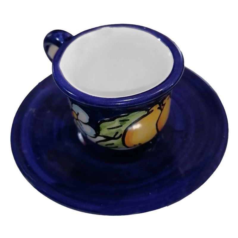 Coffee cup with saucer. Flowers & Lemons line....
