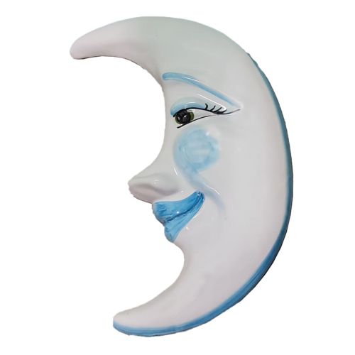 Luna de pared. Cerámica vietri pintada a mano. 2