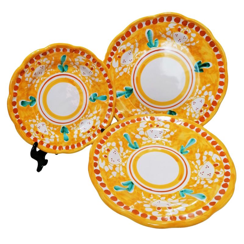 Plate Set. Animaletti Collection. Hand-Painted...