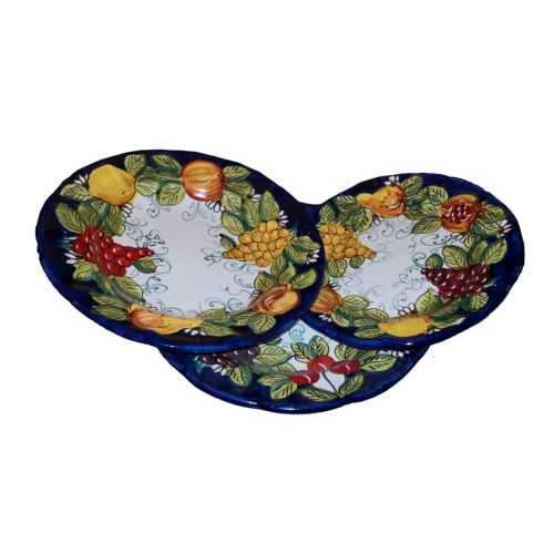Dishes, Plates Fruit line, handpainted in Vietri ceramic 2