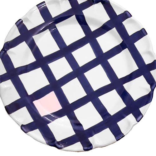 Plate. Stripes Line. Vietri Ceramics. Available as soup, dinner, dessert plates or chargers.