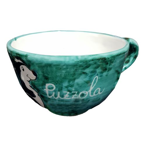 Tazza da latte Personalizzabile. Ceramica di Vietri dipinta a mano