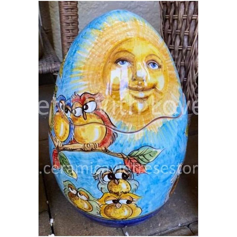 Collectible Easter eggs. In Vietri ceramic....