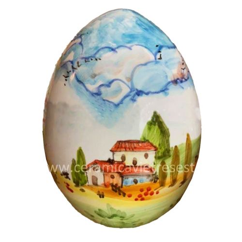 Collectible Easter eggs. In Vietri ceramic. Hand painted