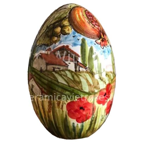 Collectible Easter eggs. In Vietri ceramic. Hand painted