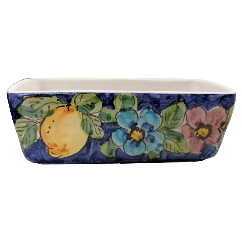 Mini rectangular planter. Vietri ceramic....