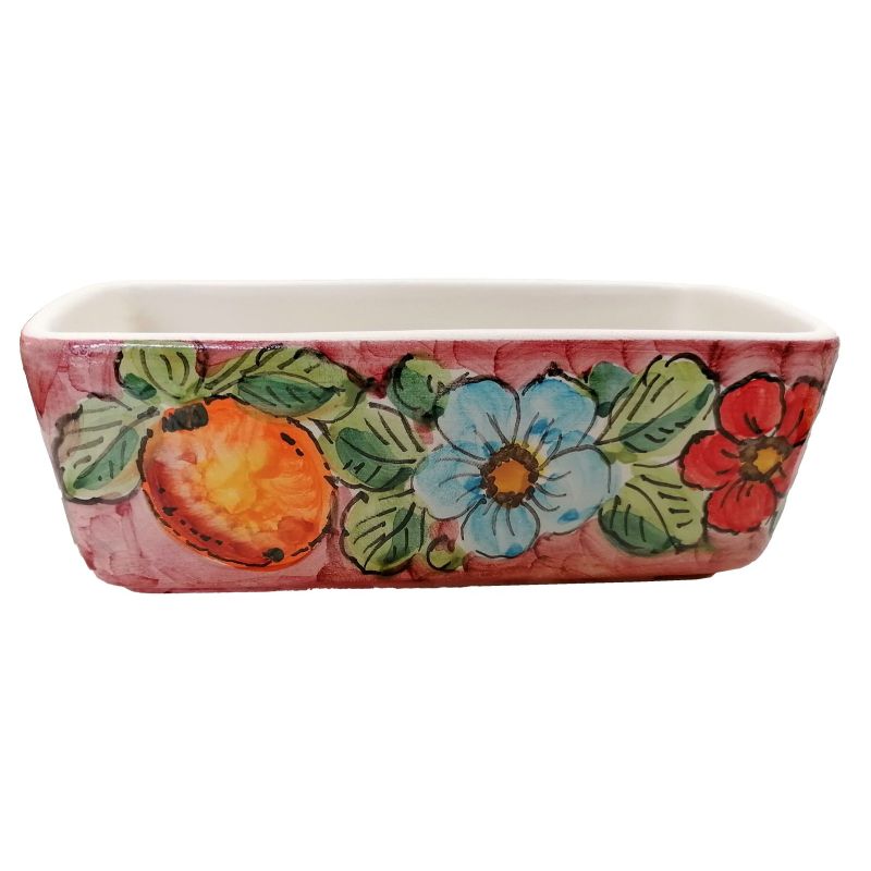 Mini rectangular planter. Vietri ceramic....