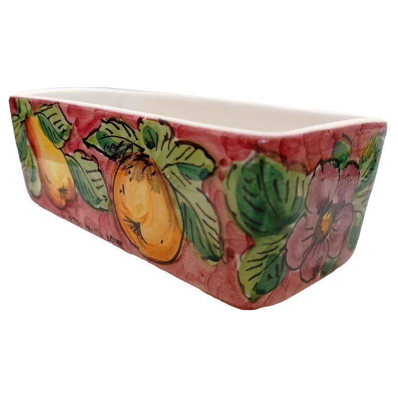 Mini rectangular planter. Vietri ceramic....
