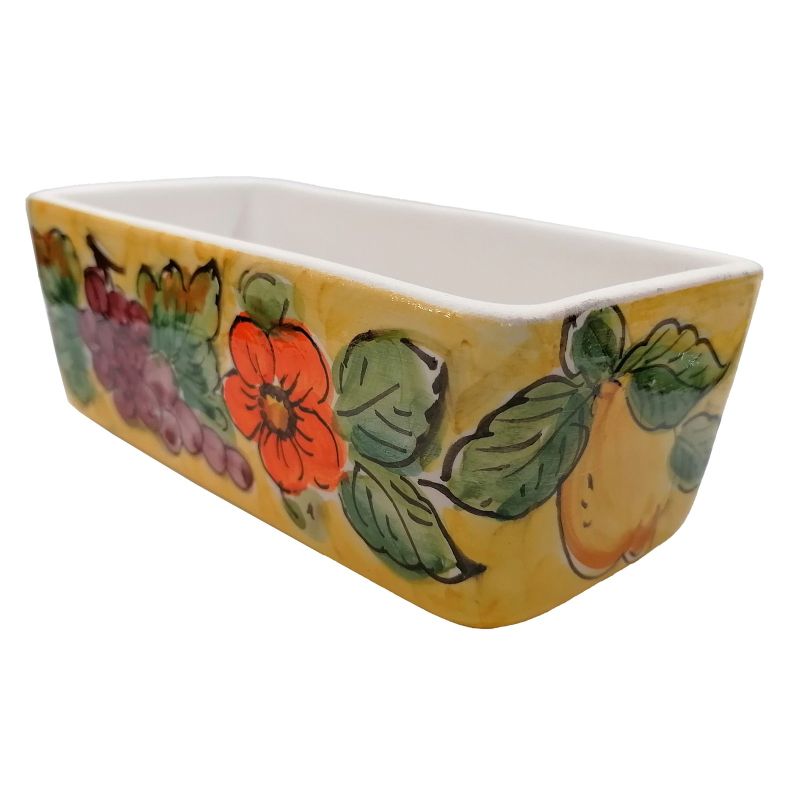 Mini jardinière rectangulaire. Céramique de...