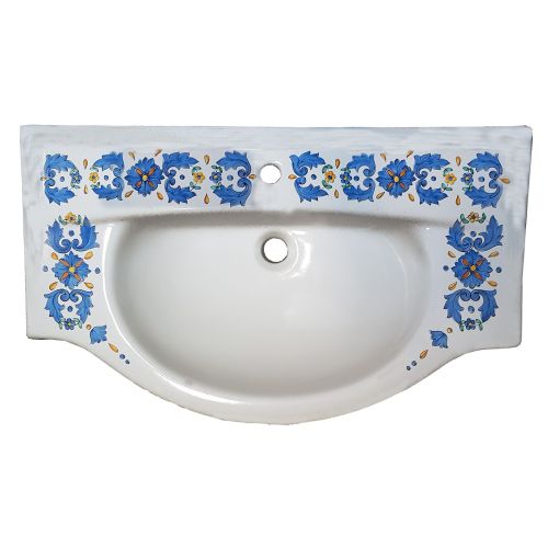 Lavello in ceramica Ceramica vietrese dipinta a mano