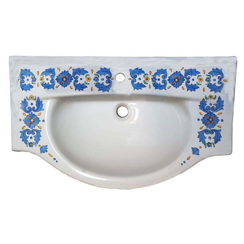 Vietri Ceramic Sink Hand painted Vietri ceramic