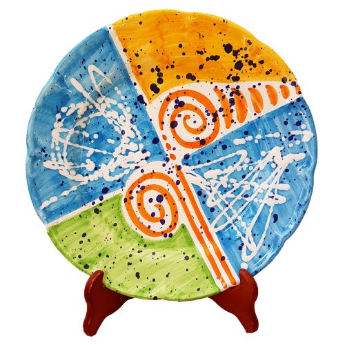 Plate. Modern Line. Vietri Ceramics. Available as soup,...