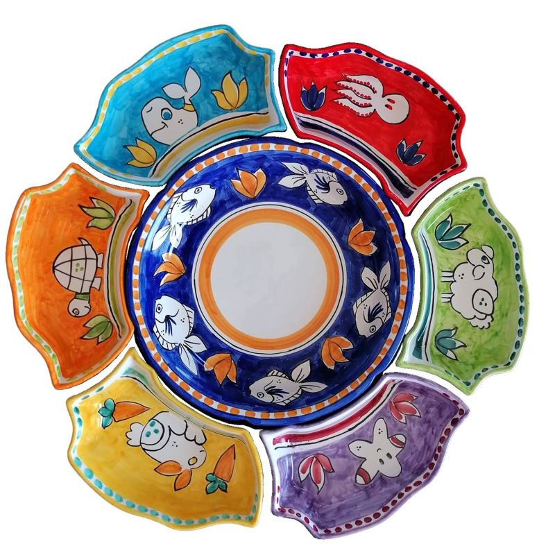 Appetizer set. Cold Dinner. 7 pieces. Little...