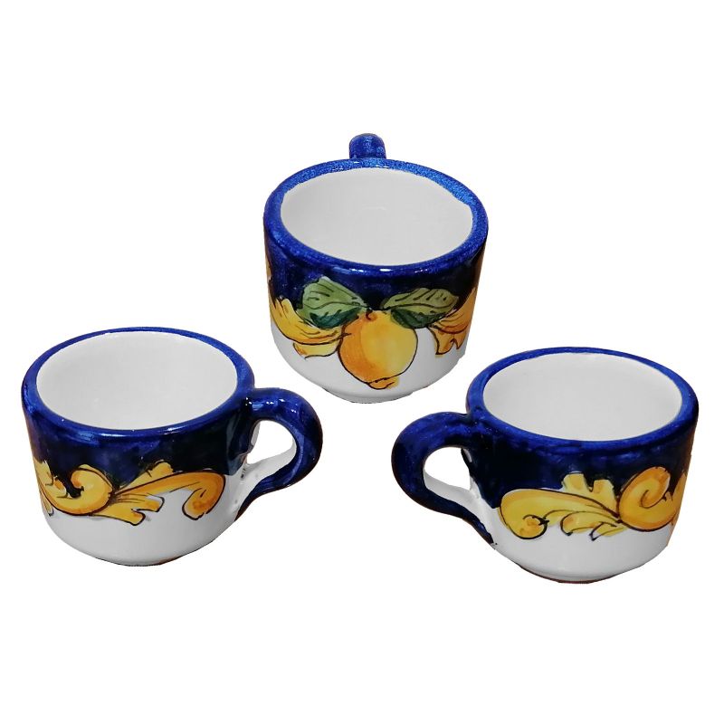 Set tazzina e piattino. Linea Barocco e Limoni....