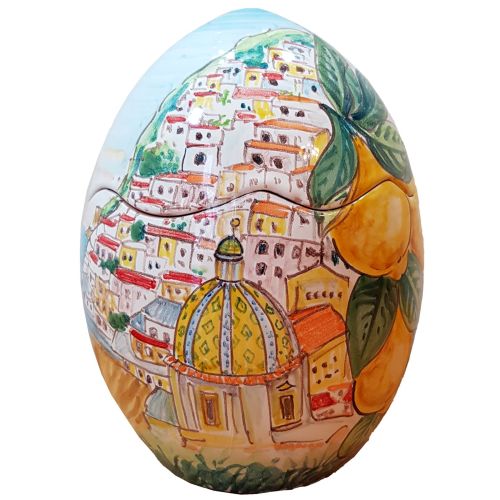 Collectible Easter eggs. In Vietri ceramic. Hand painted