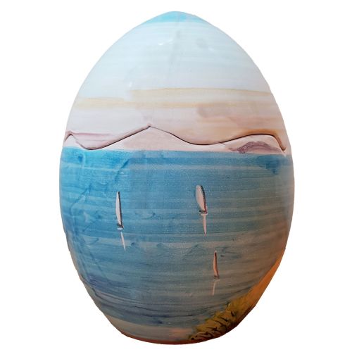 Sammelbare Ostereier. aus Vietri-Keramik. Handgemalt