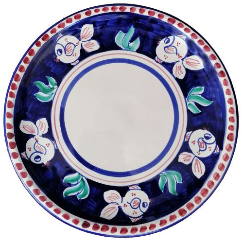 Restaurant Line - Pizza Plate. Vietri Ceramic Animal Line.