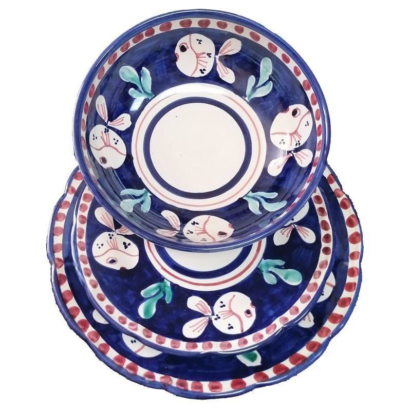 Set Piatti. Coppe. Linea animaletti. Ceramica...