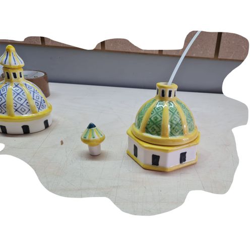 Basilica Dome handpainted Vietri ceramic