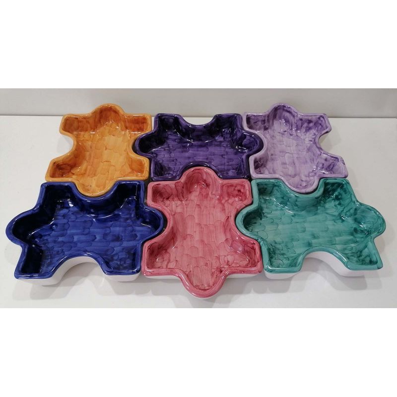 Appetizer dish. Cold dinner. Interlocking...