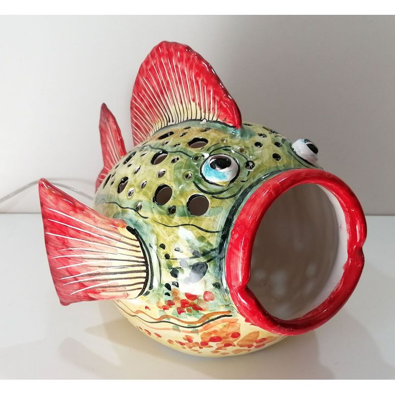 Fish. Home ornaments handpainted Vietri ceramic...