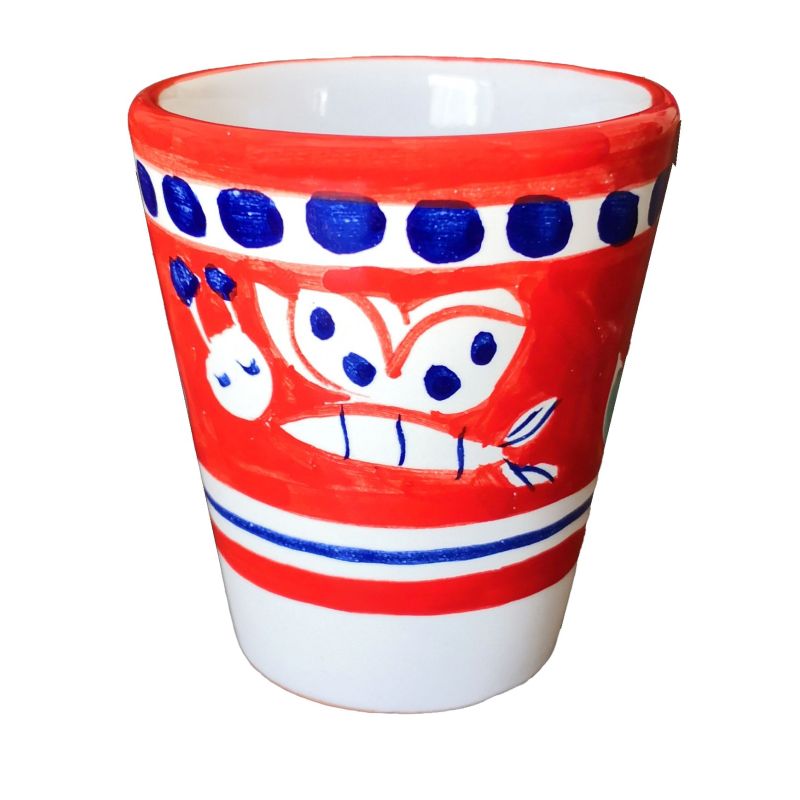 Vaso. Línea Animaletti. Cerámica de Vietri....